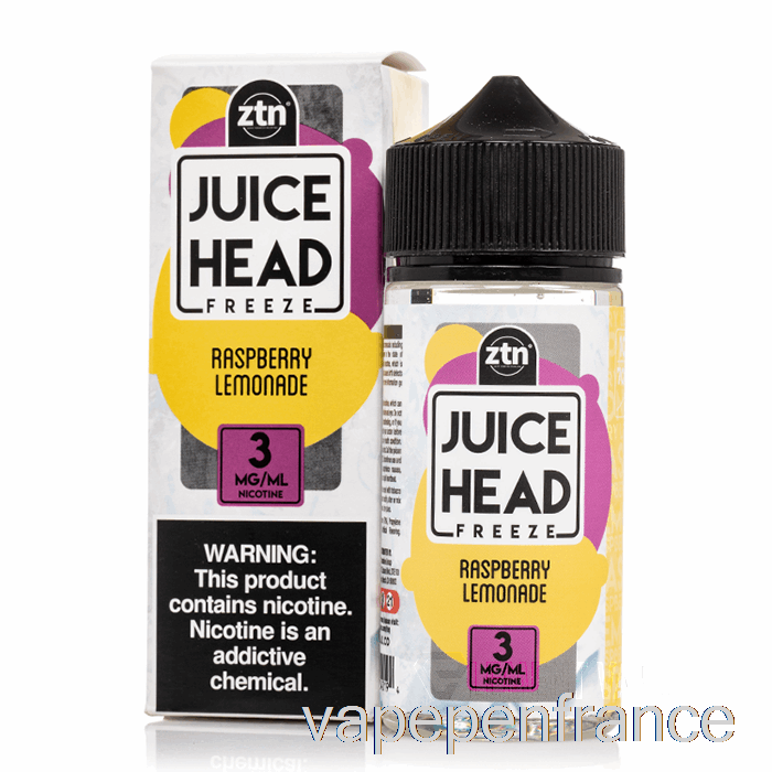 Limonade à La Framboise Congelée - Tête De Jus - Stylo Vape 100 Ml 0 Mg